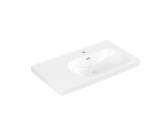 VILLEROY & BOCH - Skyla Umyvadlo, 80x46 cm, s přepadem, otvor pro baterii, alpská bílá 5A52R101