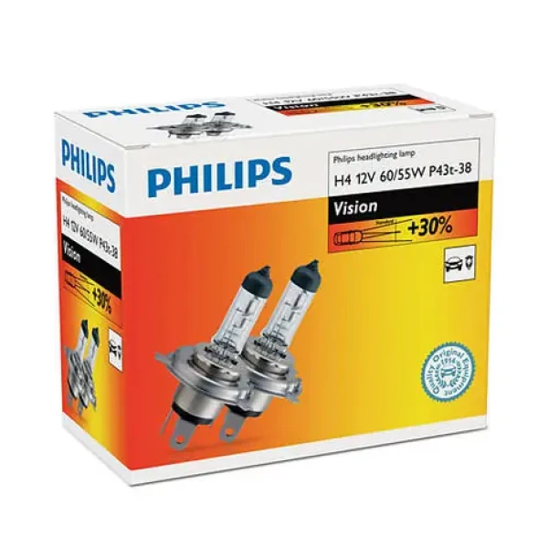 Philips Vision 12342PRC2 H4 P43t-38 12V 60/55W 2 ks