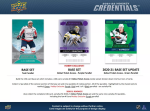 Hokejové Karty NHL 2021-22 Upper Deck Credentials Hobby Balíček