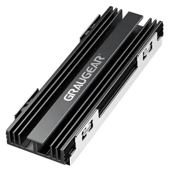 Graugear Chladič M.2 NVMe SSD pro PS5 / Chladič M.2 SSD / Hliníkový / 2x teplovodivé podložky (G-PS5HS02)