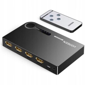 UGREEN 40234 HDMI 3v1 Switch černá / 4x HDMI (40234)