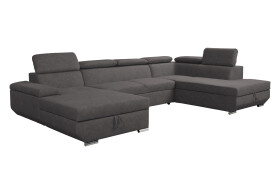 Sedací souprava Lars U FORM Provedení: Levá U, látka: Logan Graphite