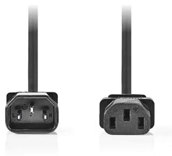 NEDIS C14-C13 černá / Prodlužovací napájecí kabel / 3 m (CEGL10500BK30)