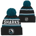 Outerstuff Dětská zimní čepice San Jose Sharks NHL 3Rd Jersey Jacquard Cuff Pom