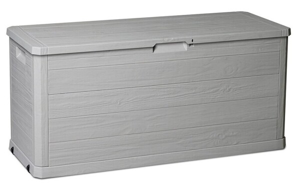 TOOMAX WOODYS zahradní plastový úložný box 280 L - světle šedá