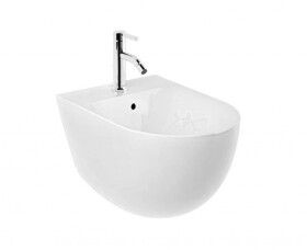 KLUDI - Resa D Závěsný bidet, otvor pro baterii, lesklá bílá 24BIW0143
