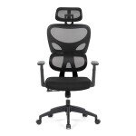 Kancelářská židle, houpací mechanismus, černá, KA-K2080 BK