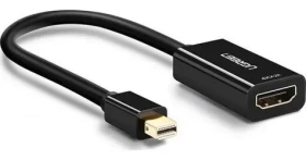 Ugreen 40360 černá / Adaptér / Mini DisplayPort - HDMI / 4K 30Hz / 0,25 m (UGR158BLK)