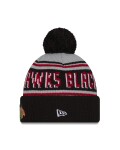 New Era Pánská zimní čepice Chicago Blackhawks NHL Pom Wordmark