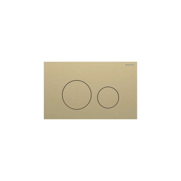 GEBERIT - Sigma40 Ovládání splachování, easy to clean, kartáčovaná mosaz 115.628.QF.1
