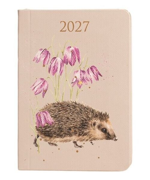 Mini diář 2027 Wrendale Designs, A7 - Ježek