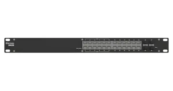 Teltonika Průmyslový switch PoE+ / Switch / 24 portů / 12x PoE+ / 12x GbE / PROFINET / MRP (SWM280000200)
