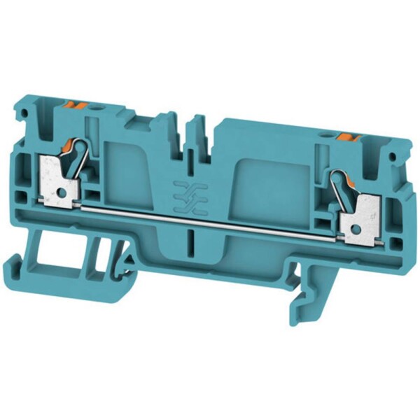 Weidmüller 1989910000 průchodková svorka 5.1 mm pružinová svorka modrá 100 ks