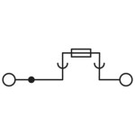Phoenix Contact 3073953 jisticí průchodková svorka 12 mm šroubovací černá 50 ks