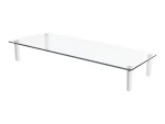 DIGITUS DA-90358 transparentní / Podstavec pod monitor / sklo / do 32" / nosnost 20 kg (DA-90358)