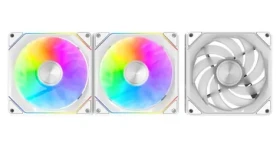 DarkFlash Gauss G24 3v1 bílá / Ventilátor / 120 mm / ARGB / 800-2000 RPM / 33,55 dBA (Gauss G24 3IN1 White)