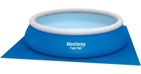 BESTWAY Podložka pod bazén modrá / 396 × 396 cm (58002)