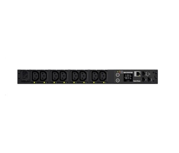 CyberPower Rack PDU, Switched, 1U, 10A, (8)C13, IEC-320 C14