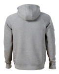Vertex Hoodie mikina pánská tmavě šedý melír XL