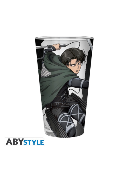 Attack on Titan Sklenice 400 ml - Levi