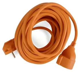 ENTAC prodlužovací kabel 10 m oranžová / Prodlužovací kabel / IP20 / 3680 W / zástrčka typ F (ESECG1.5-10-O)