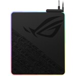 ASUS ROG Balteus Qi černá / Herní podložka pro myš / Aura Sync RGB / Qi nabíjení / 370x320x8mm (90MP0120-B0UA00)