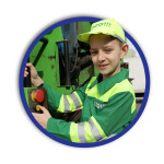 Dětský kostým - Popelář OZO!!!, vel. M