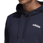 Adidas Essentials Stripes Pullover French Terry mikina černá DU0499