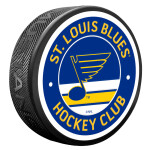 Mustang Puk St. Louis Blues NHL Vintage Striped Textured Puck