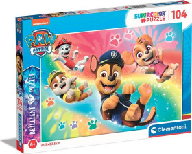 Clementoni Puzzle Tlapková patrola - Briliant 104 dílků - Clementoni