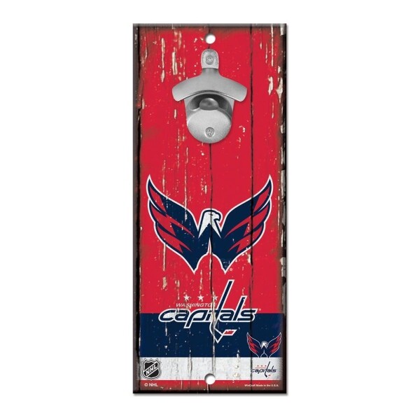 Cedule Washington Capitals NHL s otvírákem