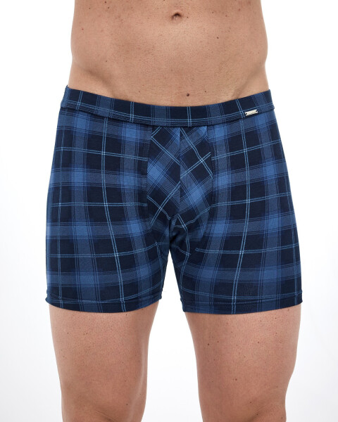 Pánské boxerky Prime 904/130 Tmavě modrá vzor - Cornette tmavě modrá - vzor XXL