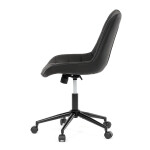 Pracovní židle, výškově nastavitelná, černá látka, KA-V3120 BK3