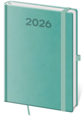 Týdenní diář 2026 Helma A5 - Print Pop světle zelený