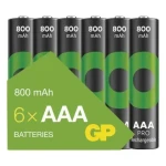 GP Nabíjecí baterie ReCyko Pro AAA (HR03) 800mAh 6ks (1032126080)