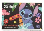 Blok kartonů A4, 10 listů, 190g/m2 STITCH