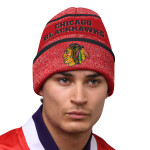 Starter Pánská zimní čepice Chicago Blackhawks NHL Sideline Beanie