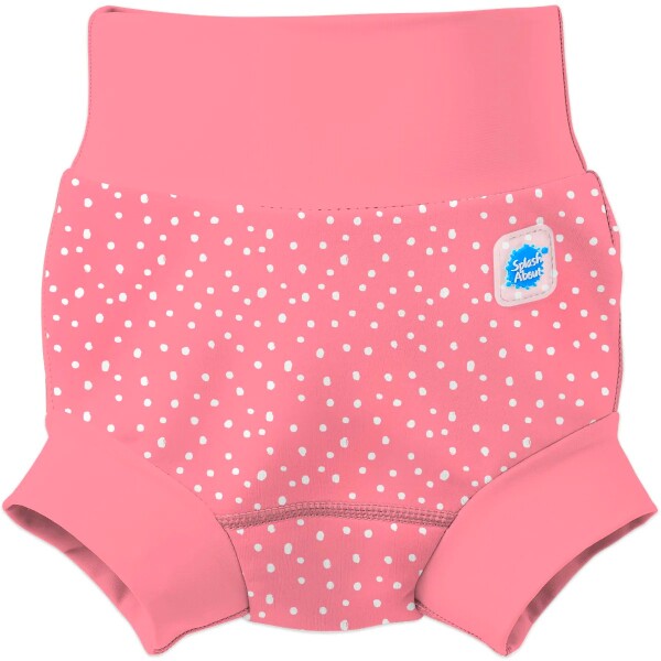 Splash About kojenecké plavky Happy Nappy - Pink Dotty, velikost: L