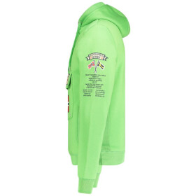 Geographical Norway sweatshirt Gymclass 054 Pop M WW4181H/GN-Flashy green pánské XL