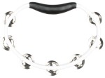 Meinl HTWH Headliner Hand Held ABS Tambourine - White