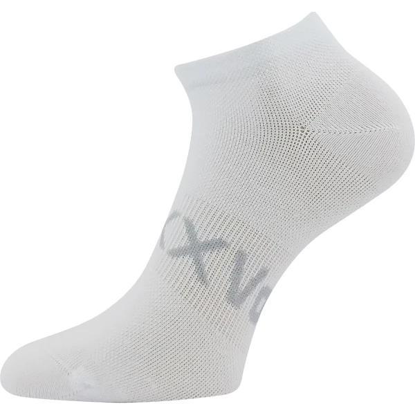 VOXX Ponožky dámské krátké slabé REX 20 s bavlnou BÍLÉ (3 páry) 35-38 125608