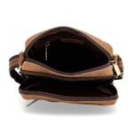 Luxusní pánská kožená crossbody Diviley Gilbert, hnědá