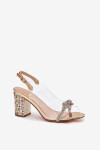 Sandály na podpatku model 213936 Step in style 37