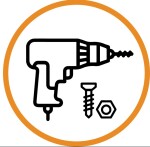 OLSEN SPA - Madlo pro invalidy, 60 s podpěrou, bílá barva KD02331417