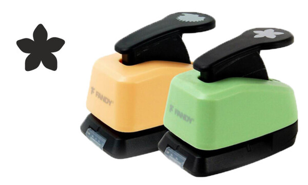 Děrovačka dekorační 16mm - Kytka 058