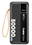 Obal:Me CablePulse 50000mAh 22,5W černá / Powerbanka / integrované kabely / USB-C / USB-A (8596311292507)