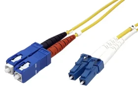EFB Optický patch kabel LC-SC OS2 20m / Optický patch kabel / Single mode OS2 / Duplex / 2 mm / LSOH plášť (O0360.20)