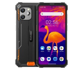 Rugged Smartphone Blackview BV8900 4G P90 8GB 256GB 10000-33W A13-D3, Thermal, Black w Orange [No Charger] EDF_1289712