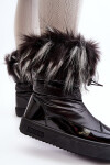 Dámské sněhule s kožešinou černé Big Star MM274379 39