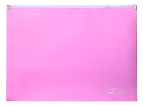 Spisové desky CONCORDE se zipem A4 - pastel růžová